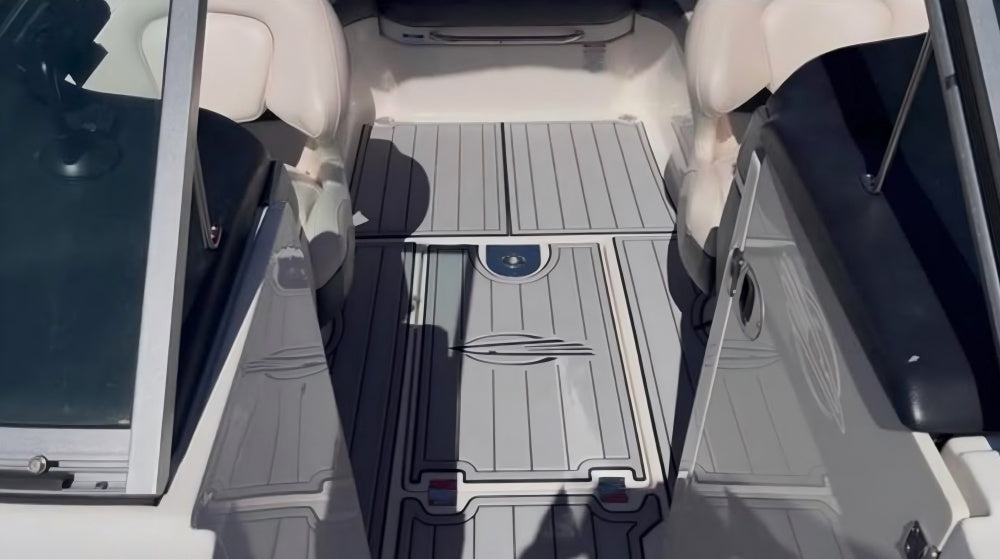 2013 Chaparral 226 SSI Swim Platform Step Cockpit Pad Boat EVA Foam Faux Teak Deck Floor Mat SeaDek MarineMat Gatorstep Style Self Adhesive