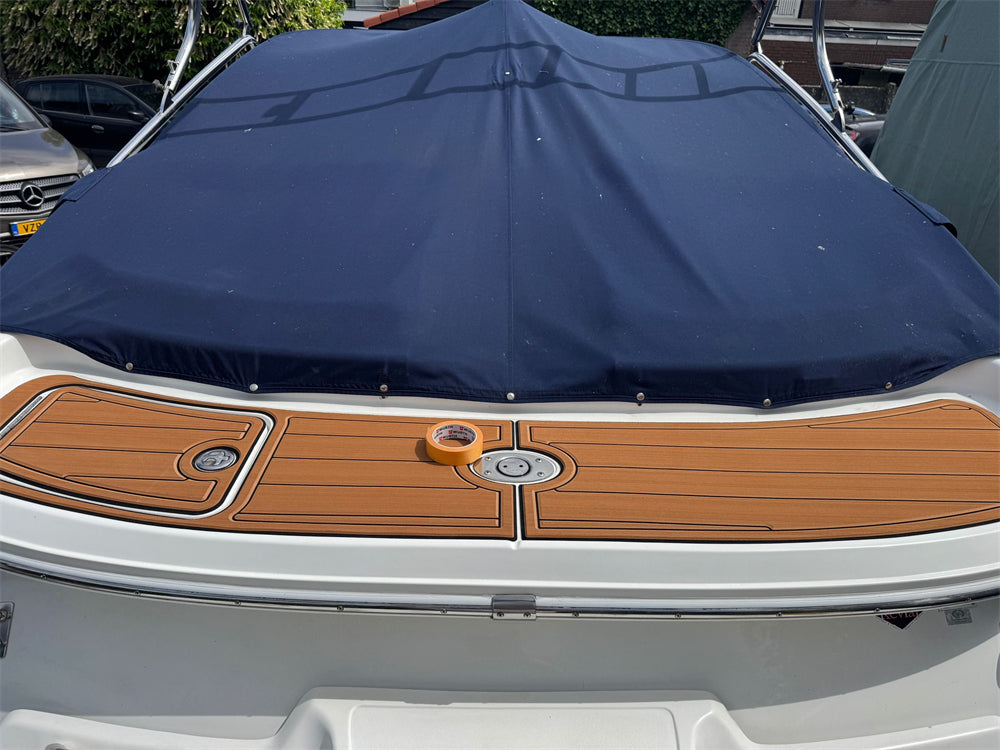 2004 Cobalt 200 Swim Platform Cockpit Boat Pad EVA Foam Faux Teak Deck Floor Mat SeaDek MarineMat Gatorstep Style Self Adhesive
