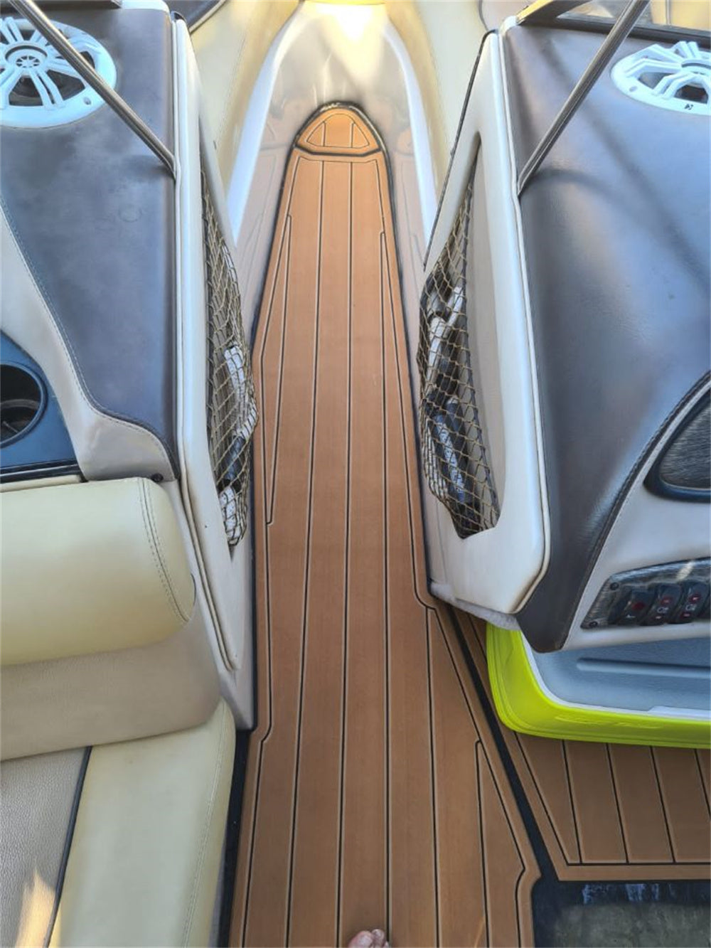 2004 Malibu 21 VLS Swim Platform Cockpit Pad Boat EVA Foam Teak Deck Floor Mat