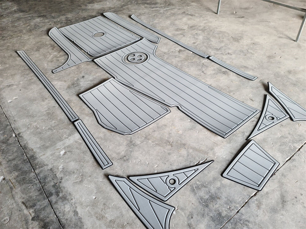 2010-2014 Malibu 21 VLX Cockpit Pad Boat EVA Foam Teak Deck Floor Mat Flooring SeaDek MarineMat Gatorstep Style Self Adhesive