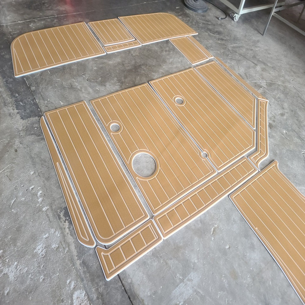 1999-2000 Sea Ray Sundancer 290 Swim Platform Cockpit Pad Boat EVA Teak Floor SeaDek MarineMat Style Self Adhesive