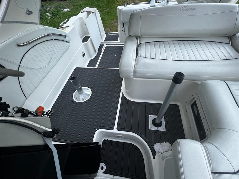 1997 Bayliner 2855 Swim Platform Cockpit Bow Boat EVA Foam Teak Floor Pad Mat SeaDek MarineMat Gatorstep Style Self Adhesive