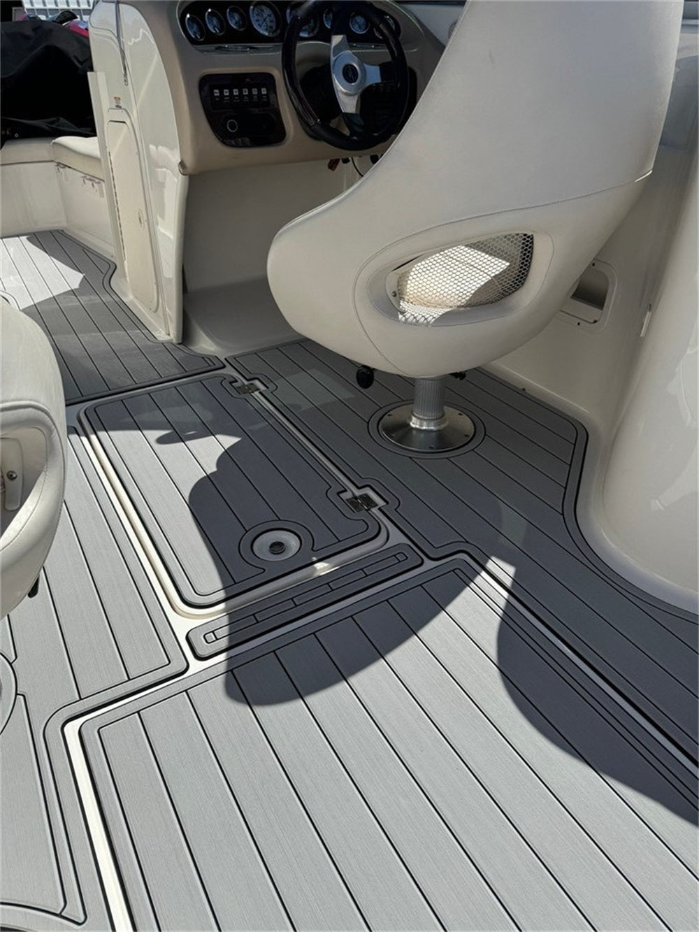 2002 Chaparral 230 SSI Swim Platform Cockpit Boat EVA Foam Teak Deck Floor Pad SeaDek MarineMat Gatorstep Style Self Adhesive