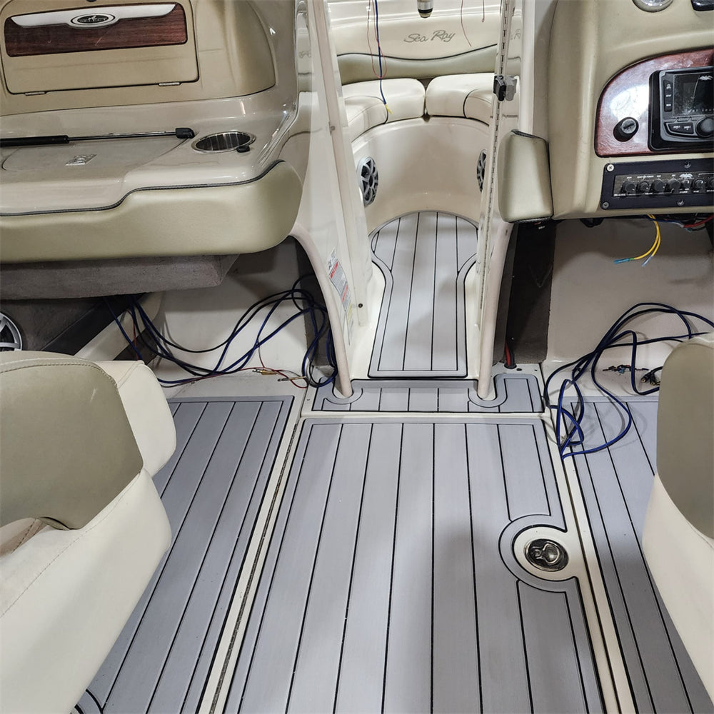 2005 Sea Ray 200 Select Swim Platform Cockpit Pad Boat EVA Teak Deck Floor Mat Seadek MarineMat Gatorstep Style Self Adhesive