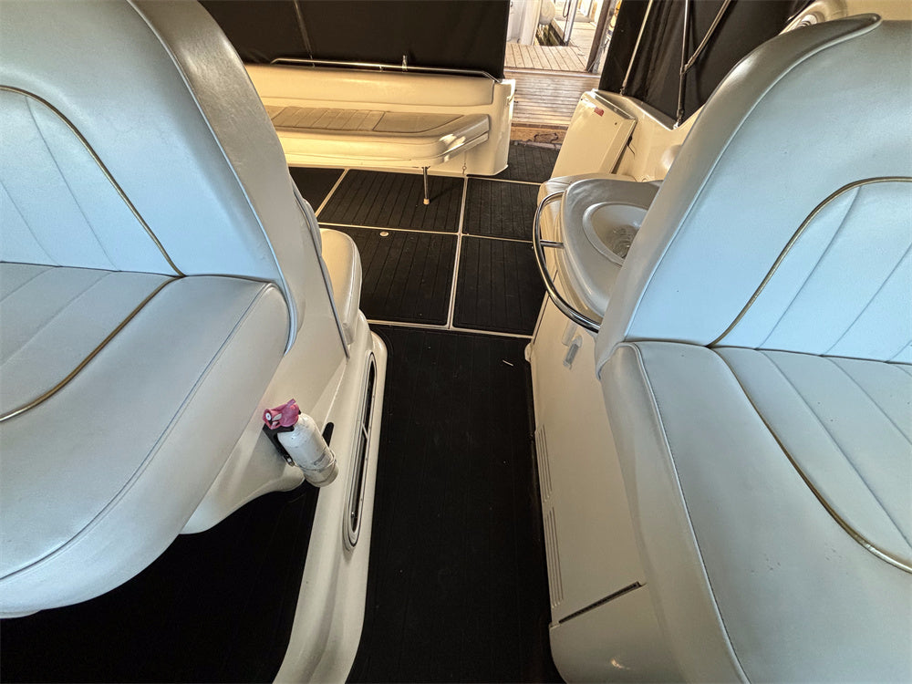 1994-1999 Sea Ray Sundancer 370 Swim Platform Cockpit Pad Boat EVA Foam Faux Teak Floor SeaDek MarineMat Gatorstep Style Self Adhesive
