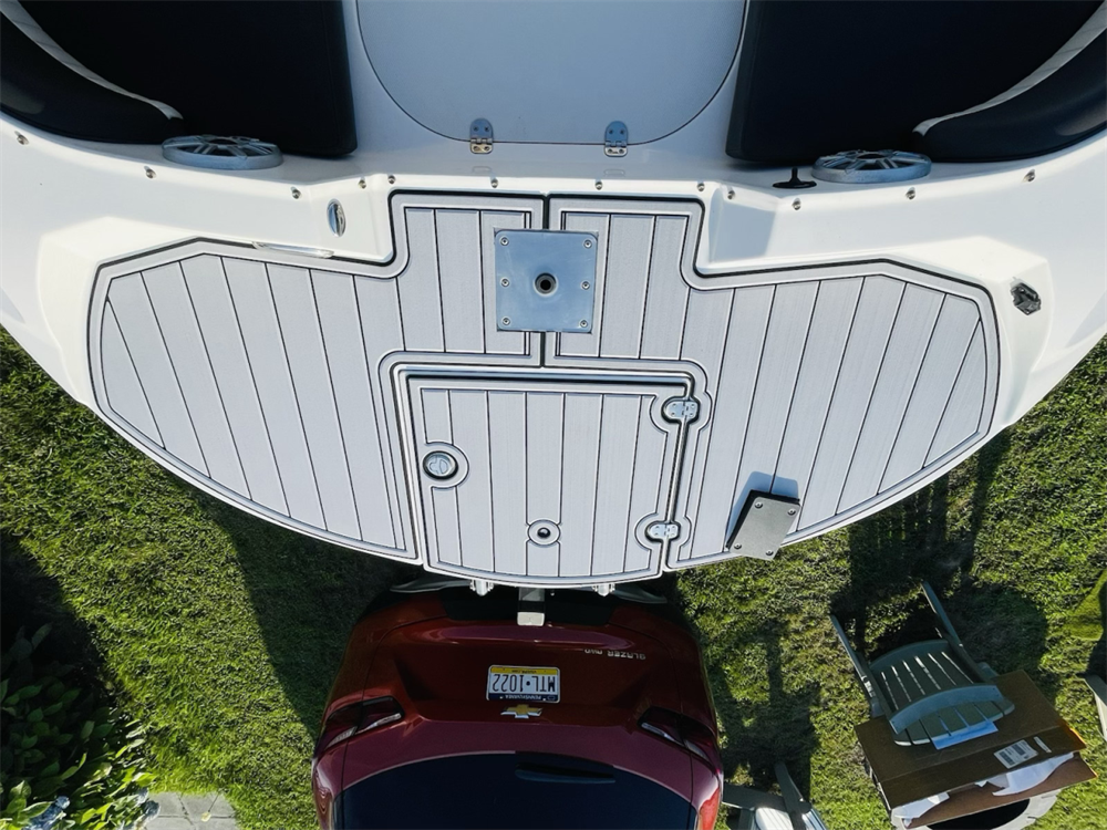 2021 Stingray 192 SC Swim Platform Cockpit Boat EVA Foam Faux Teak Floor Mat SeaDek MarineMat Gatorstep Style Self Adhesive