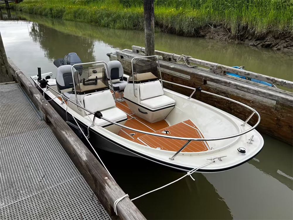 1996 Boston Whaler 16SL Cockpit Mat Boat EVA Foam Teak Flooring Pad SeaDek MarineMat Gatorstep Style Self Adhesive