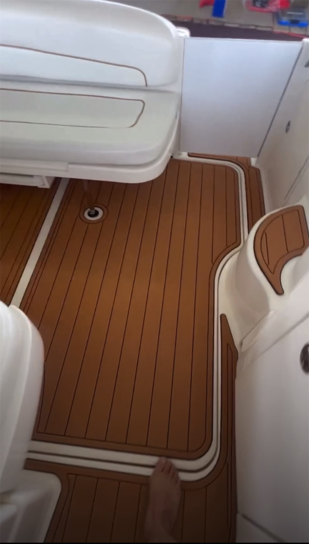 2002-2007 Sea Ray Sundancer 300 Swim Platform Cockpit Pad Boat EVA Teak Floor