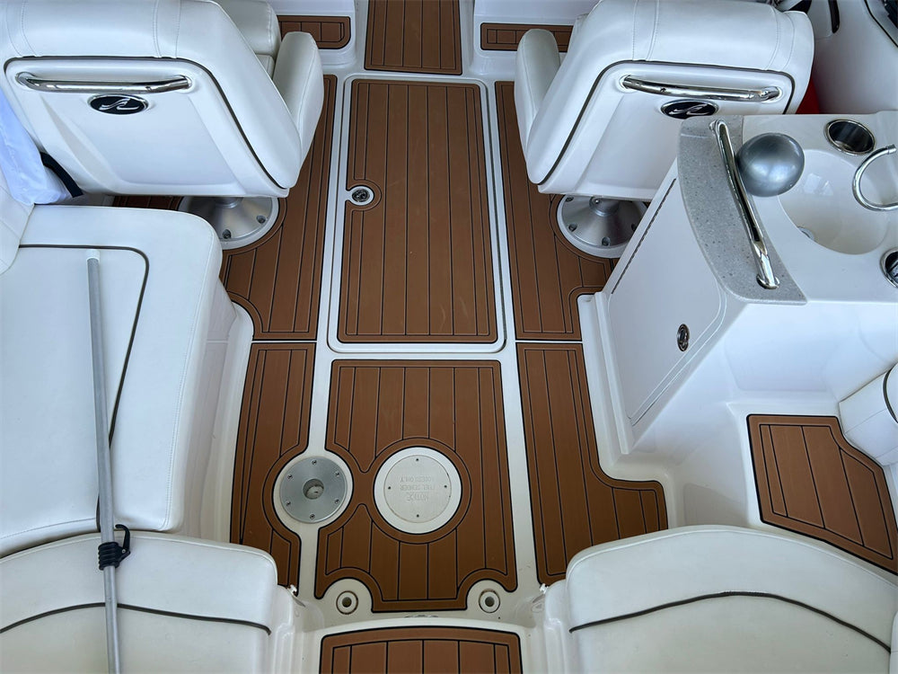 2008 Sea Ray SLX 250 Swim Platform Cockpit Bow Boat EVA Foam Teak Deck Floor Mat SeaDek MarineMat Gatorstep Style Self Adhesive
