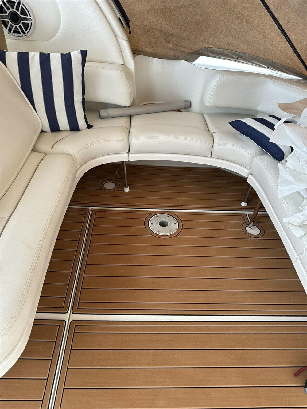1999-2004 Sea Ray Sundancer 380 Swim Platform Cockpit Pad Boat EVA Teak Floor SeaDek MarineMat Gatorstep Style Self Adhesive