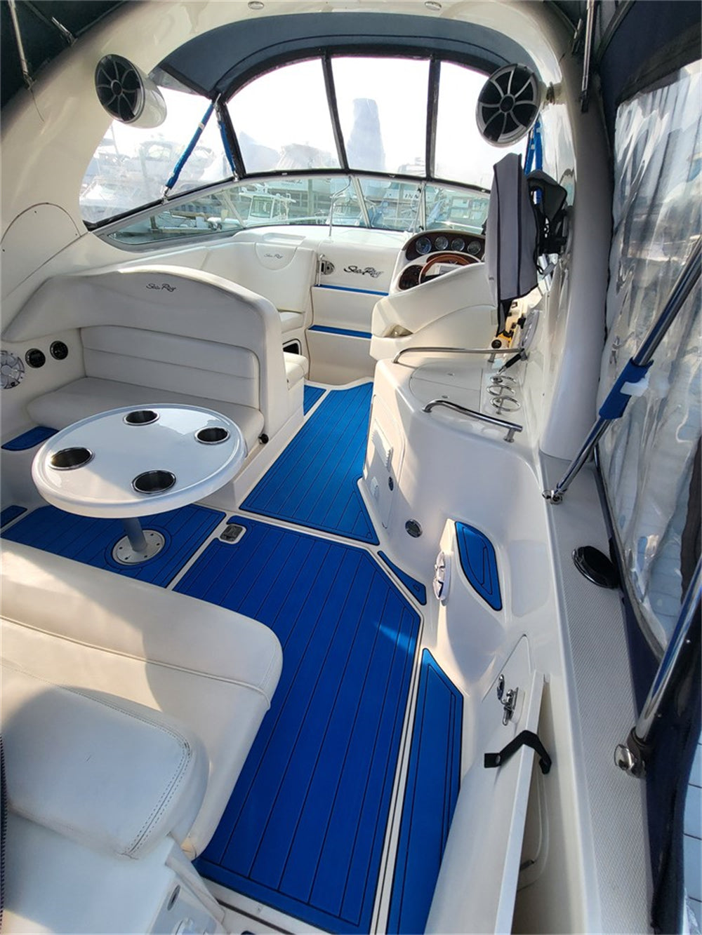 2001-2009 Sea Ray Sundancer 280 Swim Platform Cockpit Pad Boat EVA Flooring Mat
