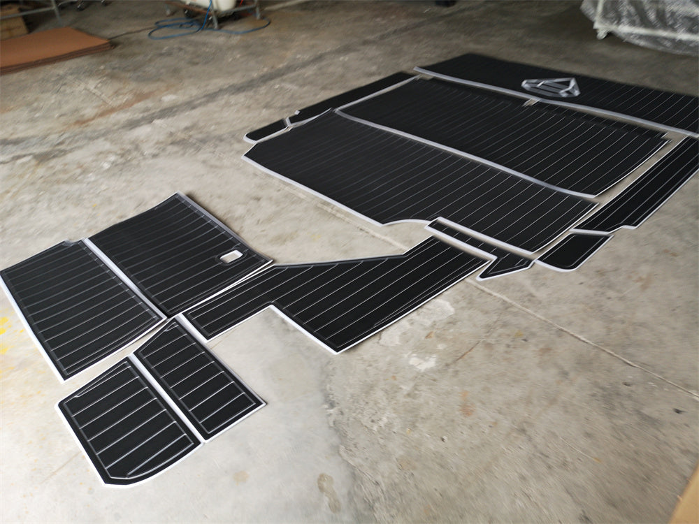 1995 Yamaha PC-27 Swim Platform Cockpit Boat EVA Faux Foam Teak Deck Floor Pad