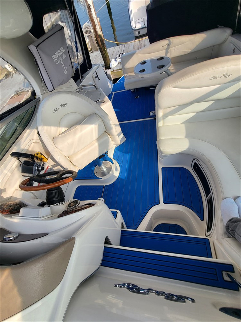 2001-2009 Sea Ray Sundancer 280 Swim Platform Cockpit Pad Boat EVA Flooring Mat