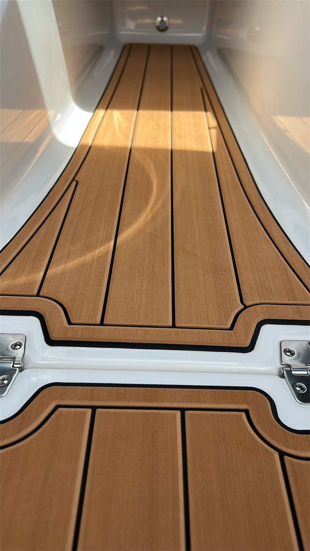 2017 Monterey 224FS Swim Platform Cockpit Pad Boat EVA Foam Fuax Teak Deck Floor Mat Seadek MarineMat Gatorstep Style Self Adhesive