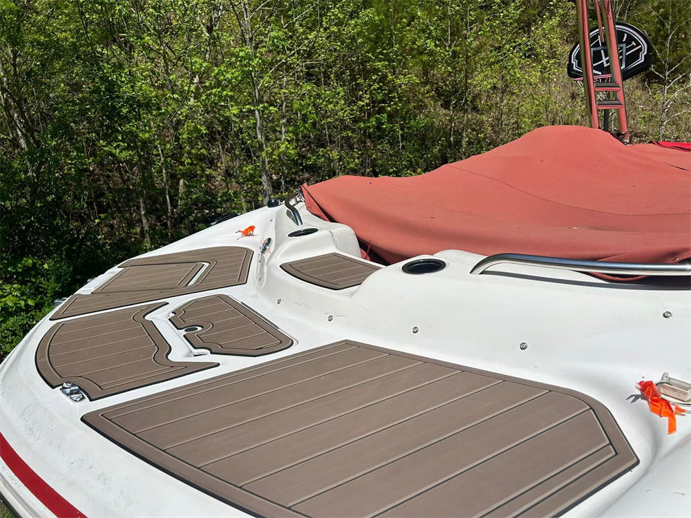 2012 Hurricane 220 Swim platform Bow Pad Boat EVA Foam Teak Deck Flooring Mat SeaDek MarineMat Gatorstep Style Self Adhesive
