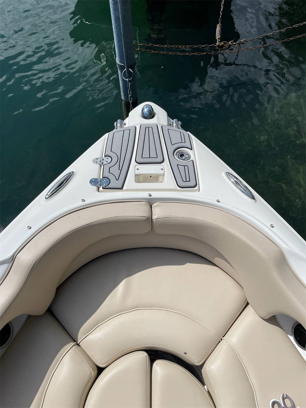 2013 Rinker 226 BR Captiva Swim Platform Pad Boat EVA Foam Teak Deck Floor Mat