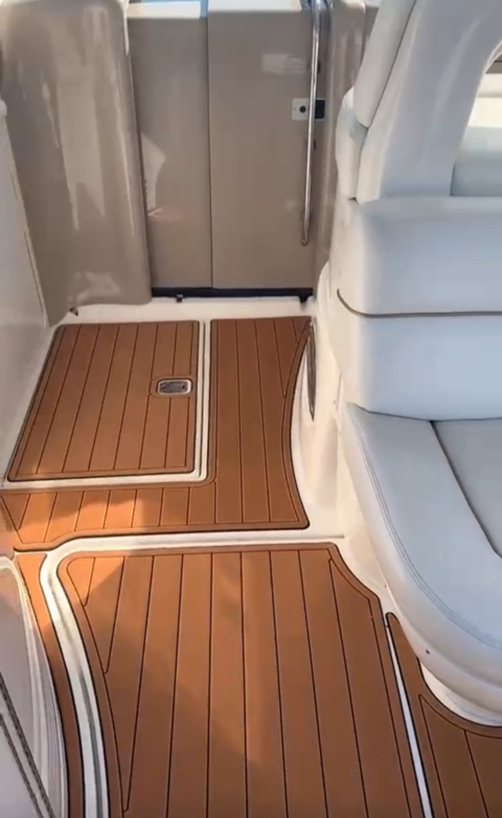 1998-2001 Sea Ray Sundancer 540 Swim Platform Cockpit Pad Boat EVA Foam Faux Teak Floor Seadek MarineMat Gatorstep Style Self Adhesive