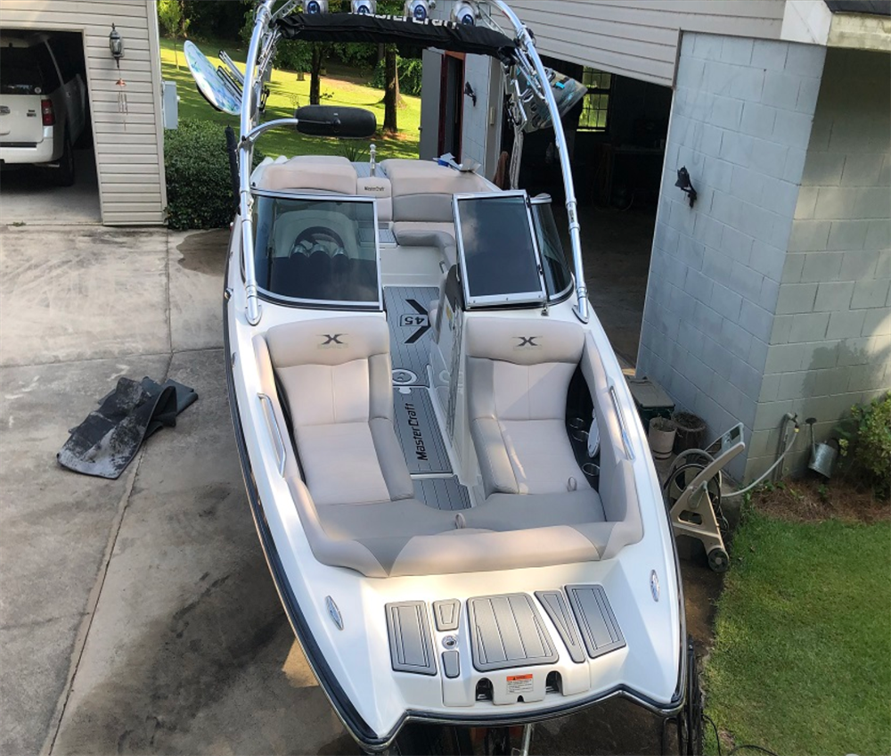 2008 Mastercraft X45 Side Top Pad Boat EVA Teak Deck Foam Faux Floor Mat SeaDek MarineMat Gatorstep Style Self Adhesive