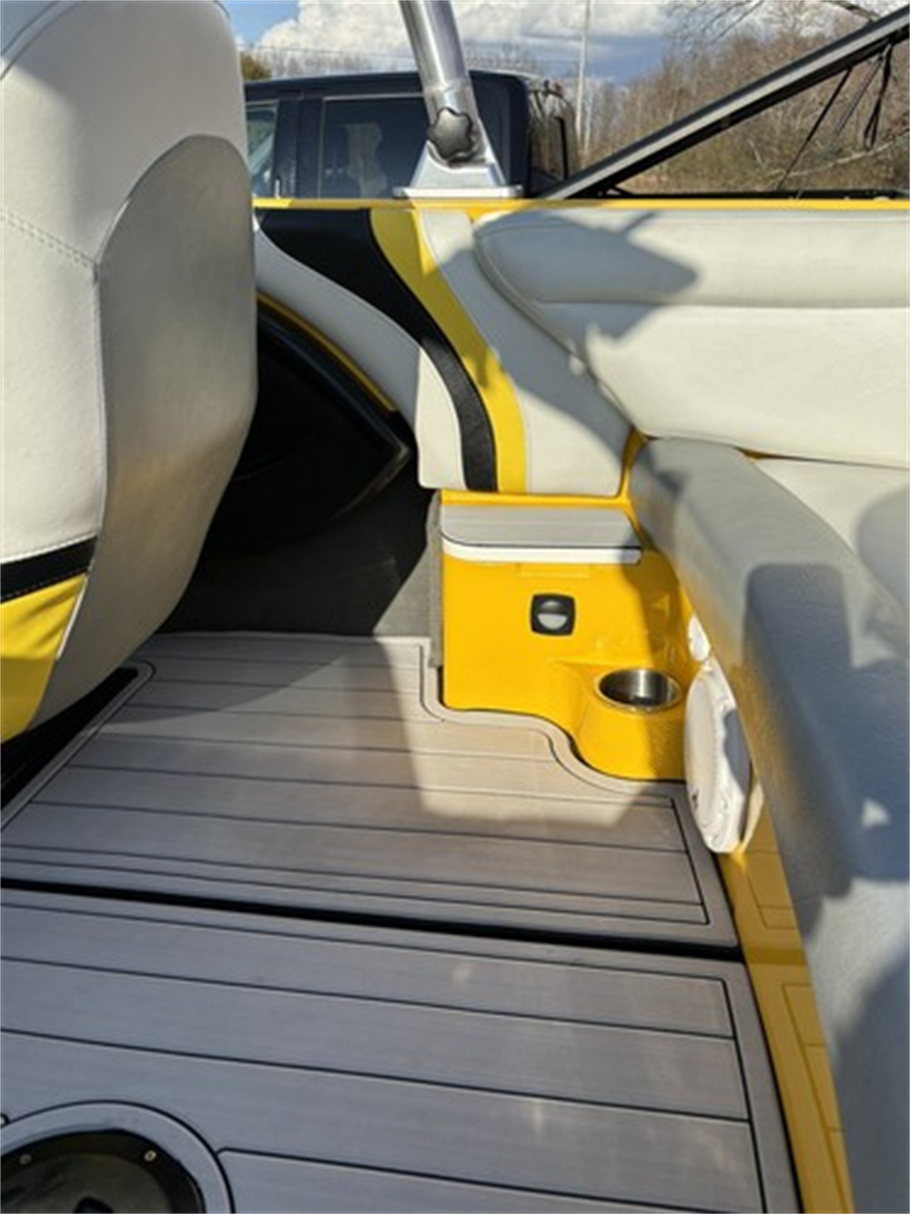 2006 MasterCraft Pro Star 205V X1 Swim Platform Cockpit Pad Boat EVA Foam Faux Teak Deck Floor Mat SeaDek MarineMat Gatorstep Style Self Adhesive