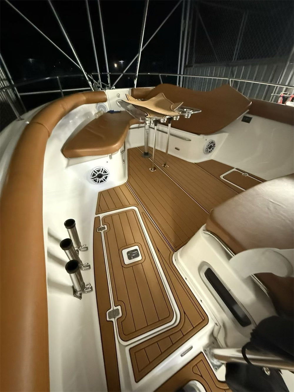 2005 Century 3200 CC Swim Platform Cockpit Pad Boat EVA Foam Teak Deck Floor SeaDek MarineMat Gatorstep Style Self Adhesive