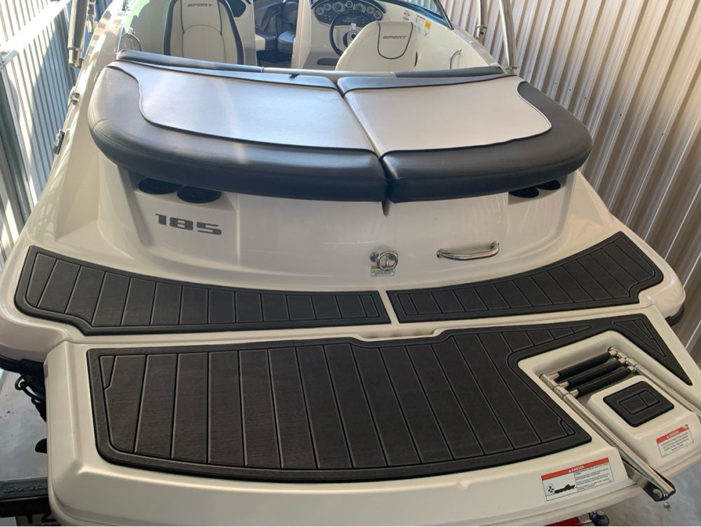 2010 Sea Ray 185 Sport Swim Platform Cockpit Pad Boat EVA Foam Teak Flooring Mat SeaDek MarineMat Gatorstep Style Self Adhesive