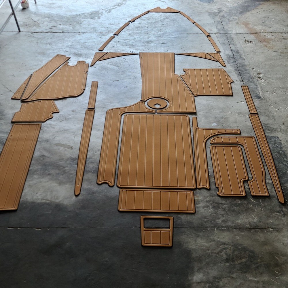 2004 Malibu Wakesetter VLX Swim Platform Pad Boat EVA Foam Teak Deck Floor Mat