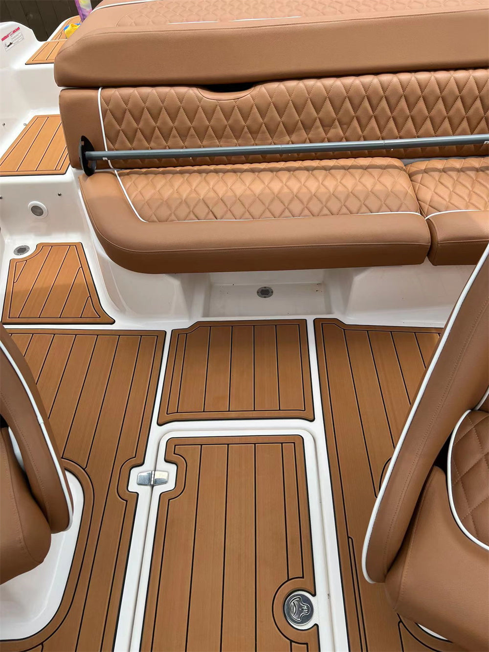 2001 Regal 1900 LE Swim Platform Cockpit Pad Boat EVA Foam Teak Deck Floor Mat SeaDek MarineMat Style Self Adhesive