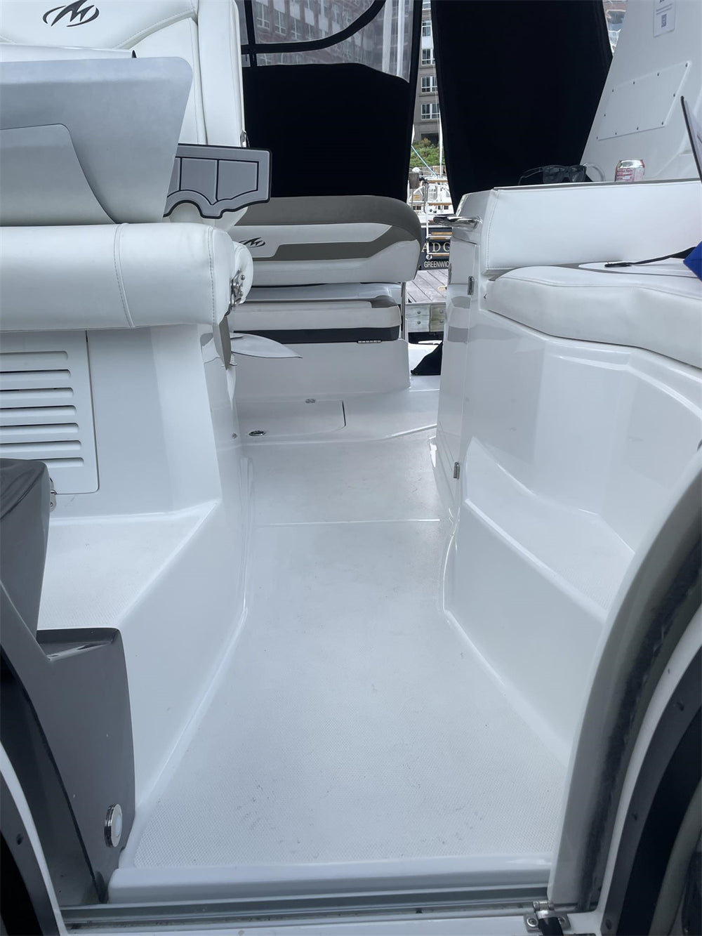2015 Monterey 355 SSY Swim Platform Cockpit Pad Boat EVA Foam Teak Deck Flooring Mat SeaDek MarineMat Style Self Adhesive