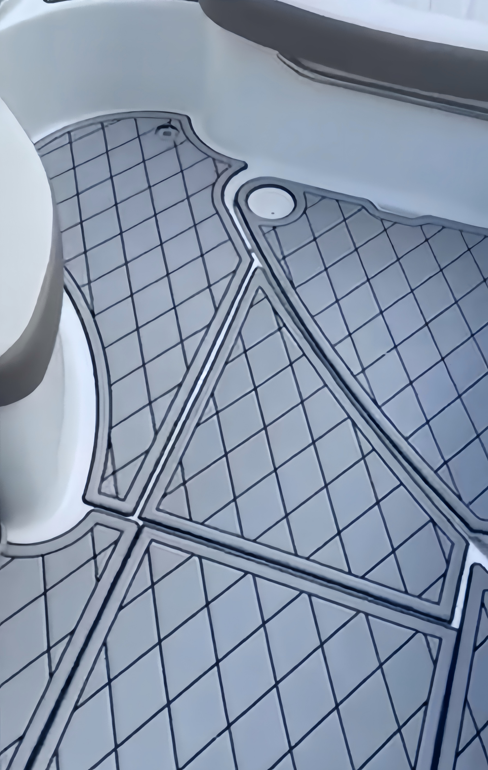 2004 Cobalt 240 Swim Platform Cockpit Pad Boat EVA Foam Faux Teak Deck Floor Mat Seadek MarineMat Gatorstep Style Self Adhesive