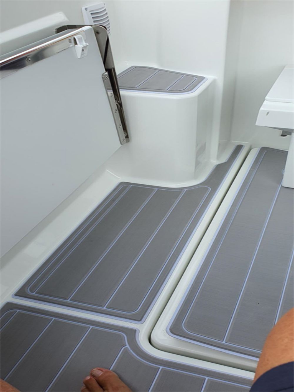 2021 Jeanneau Merry fisher 795 Swim Platform Cockpit Pad Boat EVA Teak Floor Mat