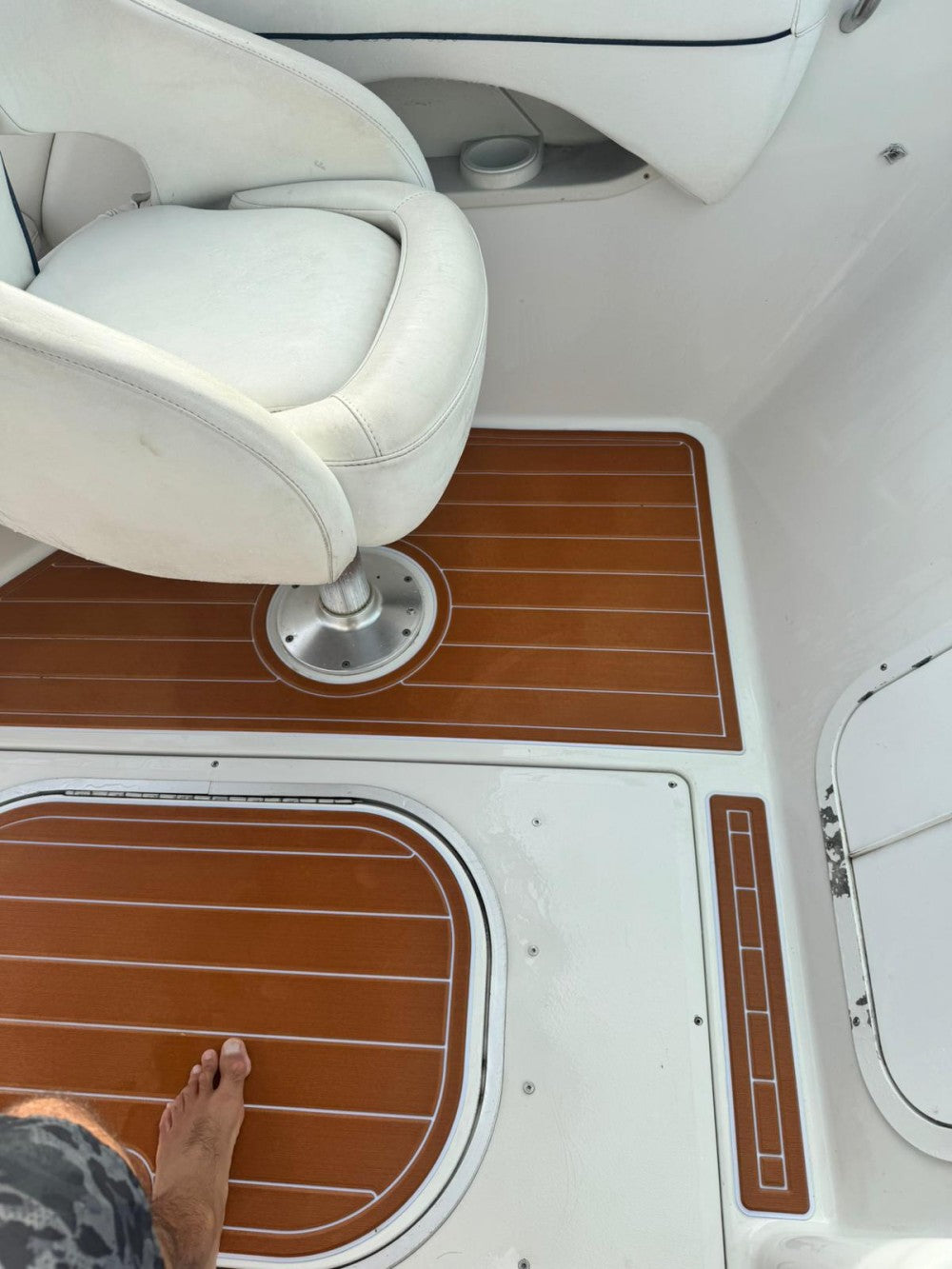 2005 Four Winns 245 Sundowner Swim Platform Cockpit Pad Boat EVA Teak Deck Floor SeaDek MarineMat Gatorstep Style Adhesive