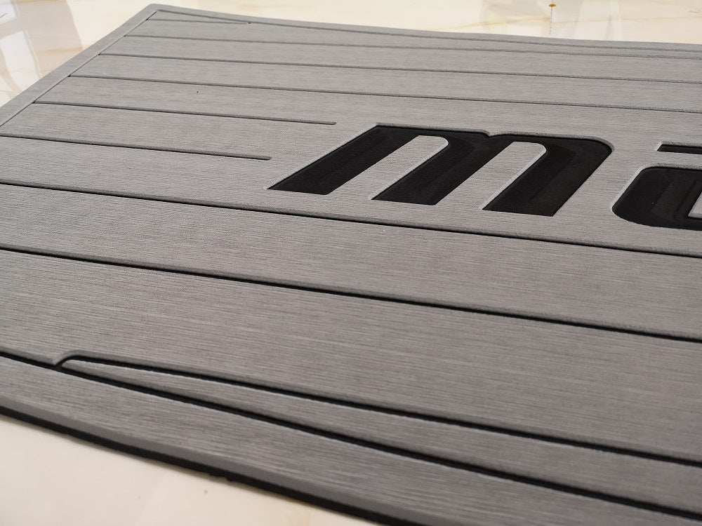 Malibu MSP1 Swim Platform Step Pad Boat EVA Foam Faux Teak Deck Floor Mat SeaDek MarineMat Gatorstep Style Self Adhesive