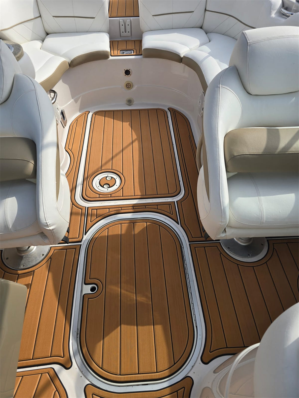 2011 Four Winns Horizon 240 Swim Platform Cockpit Boat EVA Foam Teak Floor Pad SeaDek MarineMat Gatorstep Style Self Adhesive