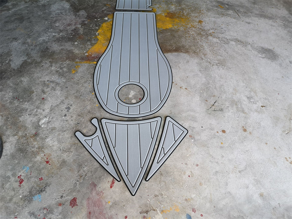 2008 Azure 298 Swim Platform Cockpit Pad Boat EVA Foam Faux Teak Deck Floor Mat SeaDek MarineMat Gatorstep Style Self Adhesive