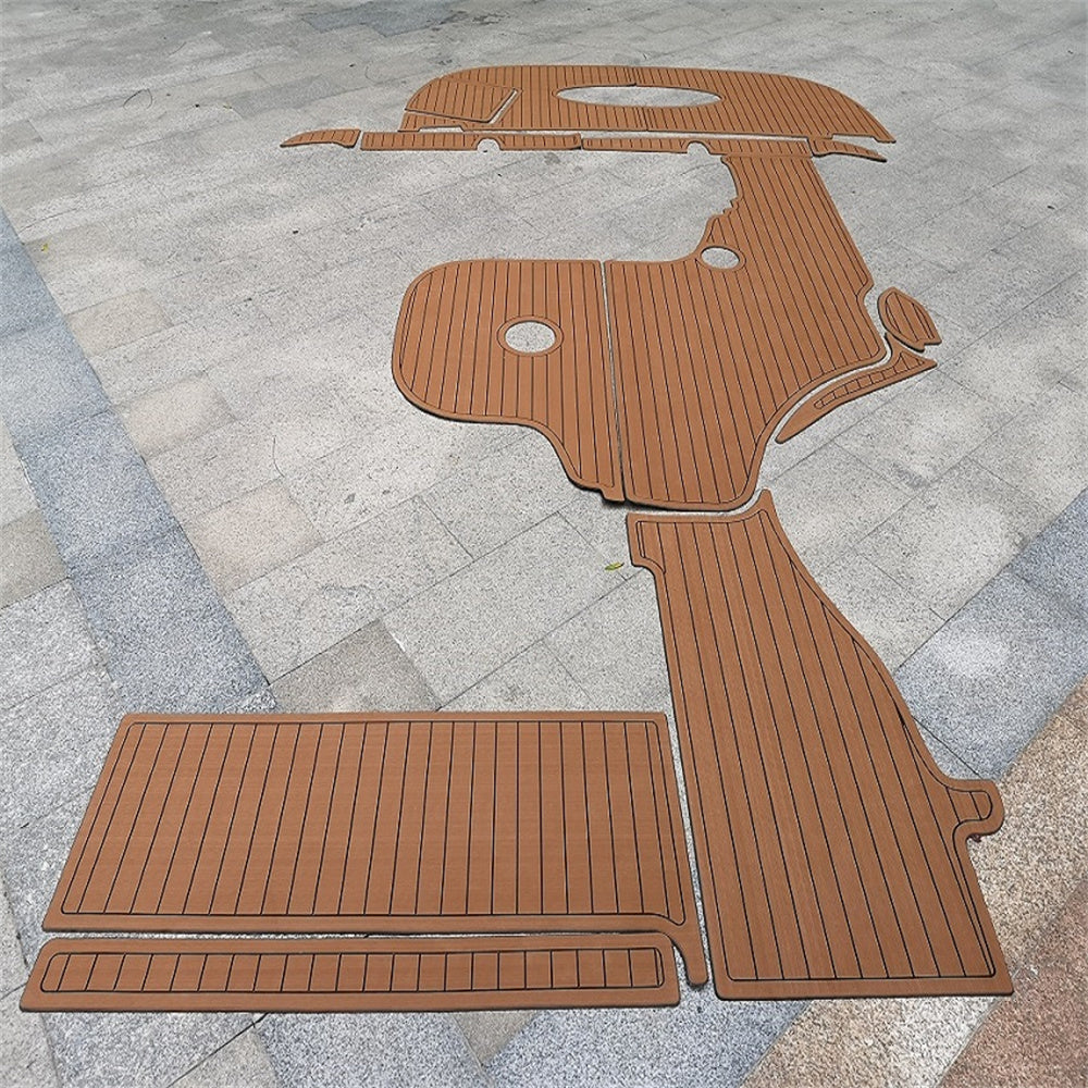 2006 Sea Ray Sundancer 320 Swim Platform Cockpit Pad Boat EVA Teak Flooring Mat SeaDek MarineMat Gatorstep Style Self Adhesive