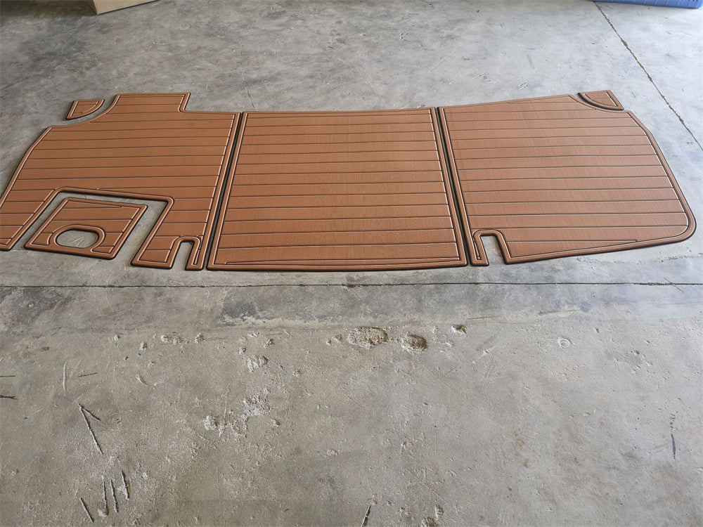 Four Winns 328 Vista Swim Platform Boat EVA Foam Faux Teak Deck Floor Pad Mat SeaDek MarineMat Gatorstep Style Self Adhesive