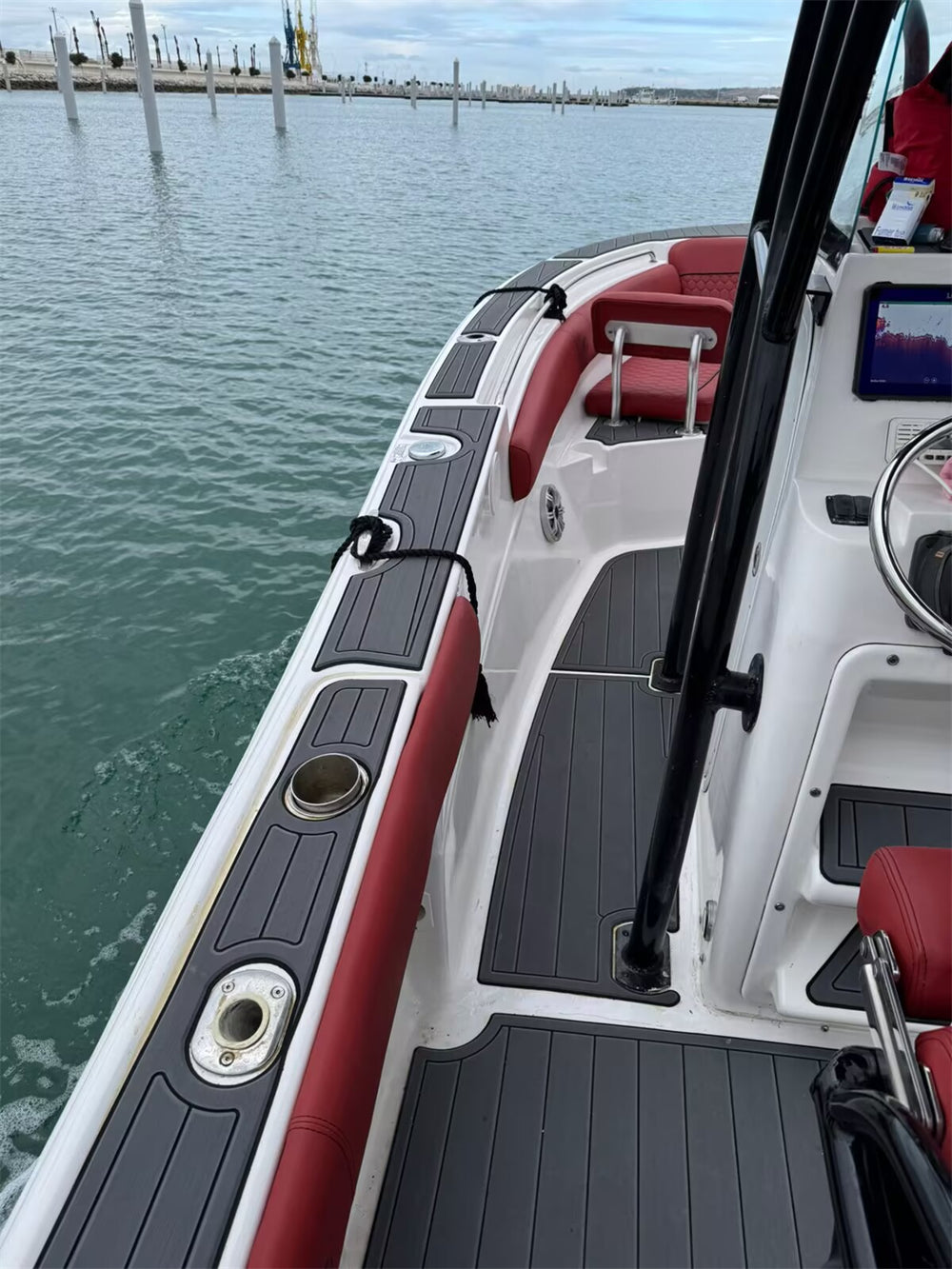 2019 Sea Fox Commander 226 Swim Platform Cockpit Pad Boat EVA Faom Fauex Teak Deck Floor Mat SeaDek MarineMat Style Self Adhesive