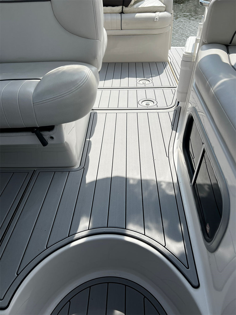 2005 Chaparral Signature 240 Swim Platform Cockpit Boat EVA Teak Floor Pad Mat SeaDek MarineMat Gatorstep Style Self Adhesive