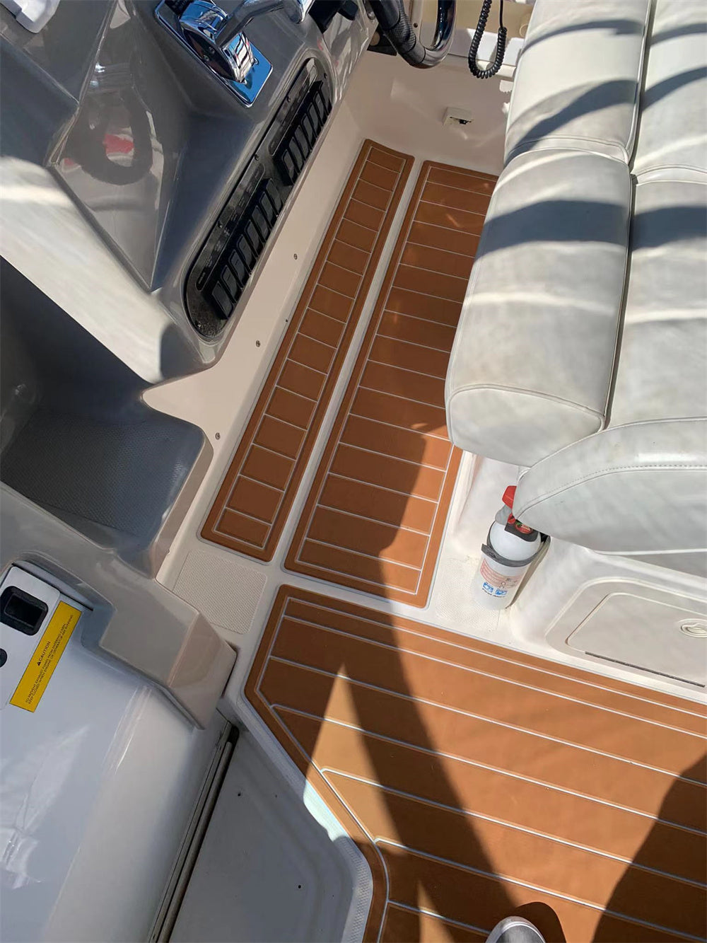 2002 Cruiser Yachts 3470 Express Swim Platform Cockpit Pad Boat EVA Teak Floor SeaDek MarineMat Gatorstep Style Self Adhesive