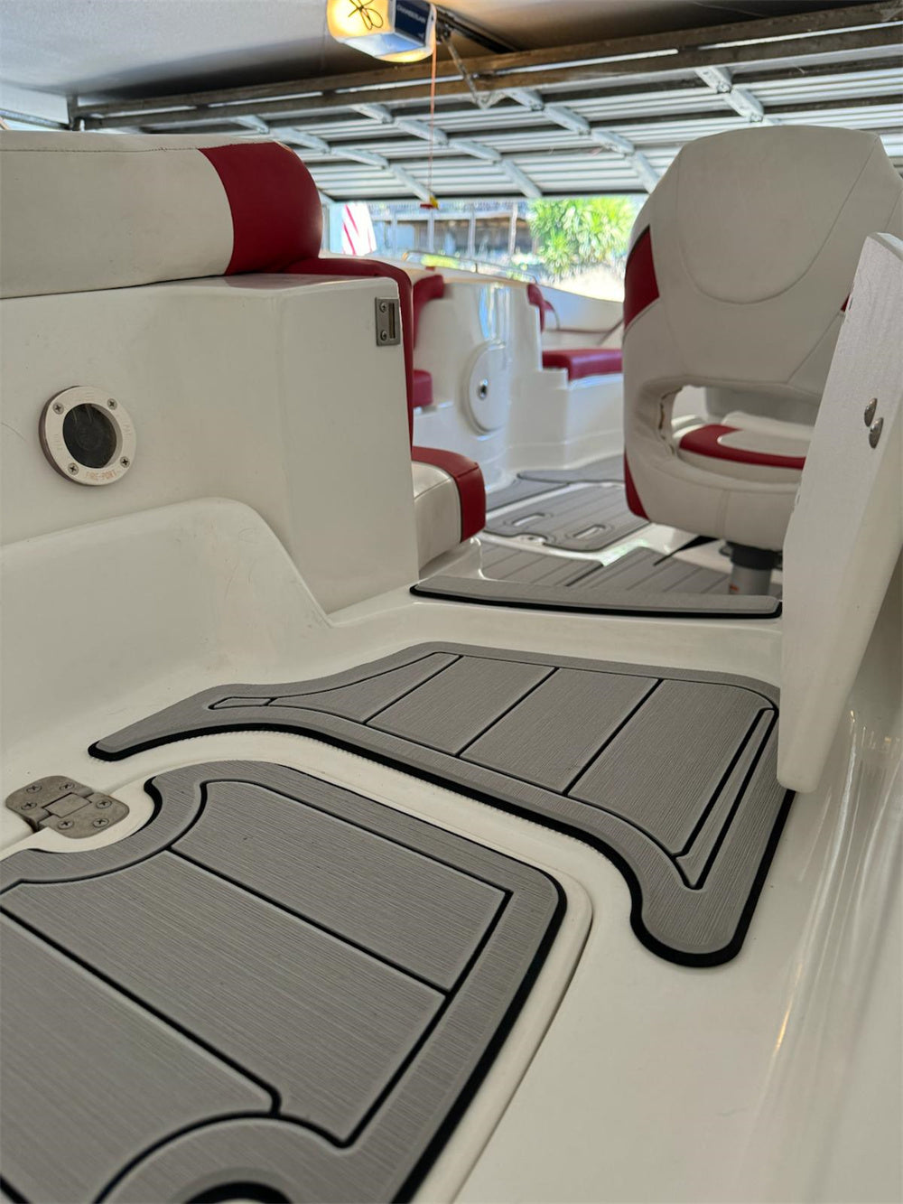 2018 Tahoe 215 XI Swim Step Platform Cockpit Mat Boat EVA Teak Deck Floor Pad