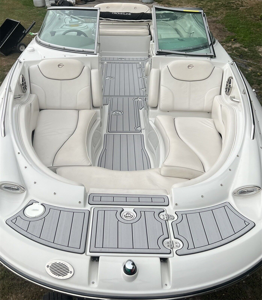 2007 Crownline 240EX Cockpit Mat Boat EVA Faux Foam Teak Deck Floor Pad