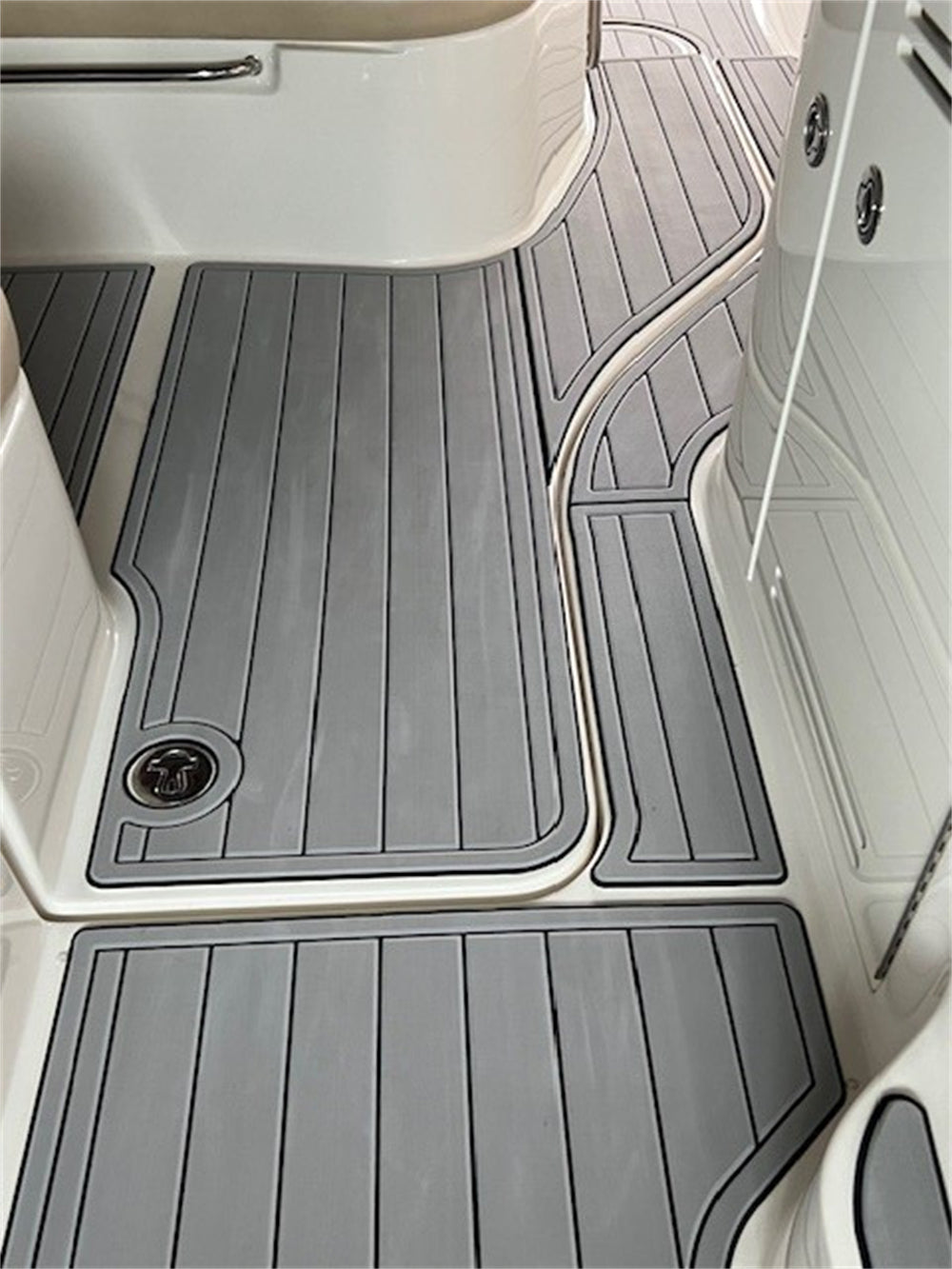 2011 Sea Ray Sundancer 350 Swim Platform Cockpit Mat Boat EVA Foam Teak Floor Pad SeaDek MarineMat Gatorstep Style Self Adhesive