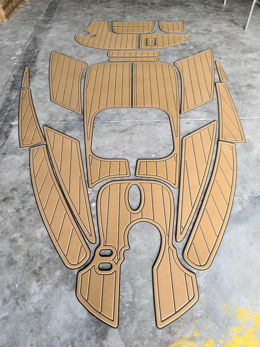 2001 Bayliner 2655 Swim Platform Cockpit Bow Boat EVA Foam Teak Floor Pad Mat SeaDek MarineMat Gatorstep Style Self Adhesive