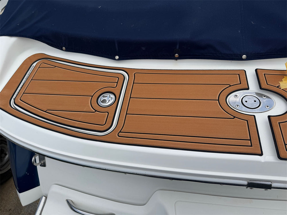 2004 Cobalt 200 Swim Platform Cockpit Boat Pad EVA Foam Faux Teak Deck Floor Mat SeaDek MarineMat Gatorstep Style Self Adhesive