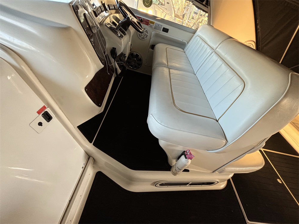 1994-1999 Sea Ray Sundancer 370 Swim Platform Cockpit Pad Boat EVA Foam Faux Teak Floor SeaDek MarineMat Gatorstep Style Self Adhesive
