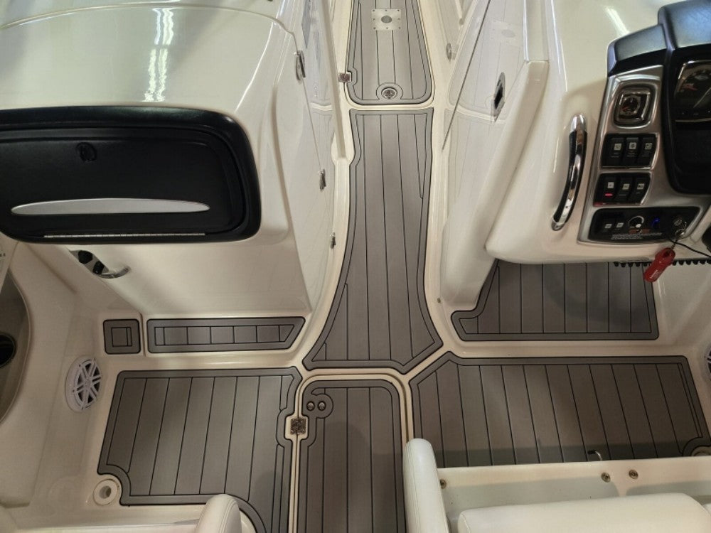 2010 Chaparral 276 SSI Swim Platform Cockpit Pad Boat EVA Foam Faux Teak Deck Floor Mat SeaDek MarineMat Gatorstep Style Self Adhesive