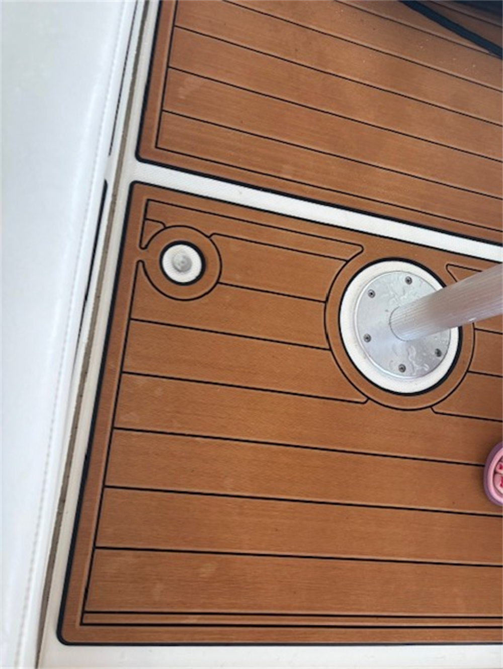 2002-2006 Sea Ray Sundancer 360 Swim Platform Cockpit Pad Boat EVA Teak Floor SeaDek MarineMat Gatorstep Style Self Adhesive