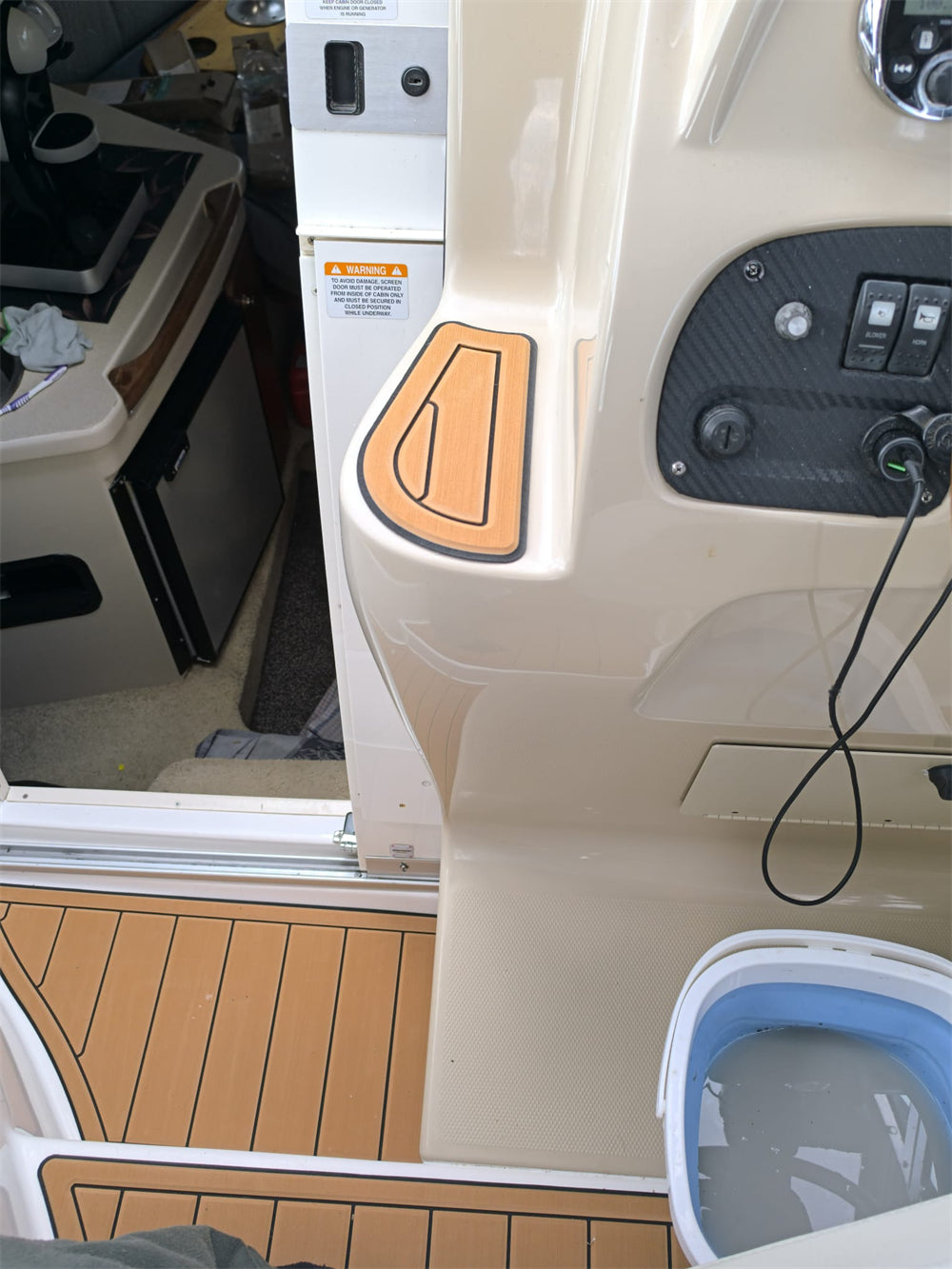 2004 Chaparral 260 Signature Swim Platform Cockpit Bow Boat EVA Teak Floor Pad SeaDek MarineMat Gatorstep Style Self Adhesive