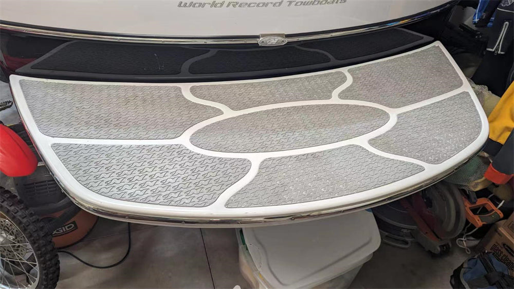 2007 Nautique 220 Swim Platform Cockpit Pad Boat EVA Foam Teak Deck Floor Mat SeaDek MarineMat Style Self Adhesive