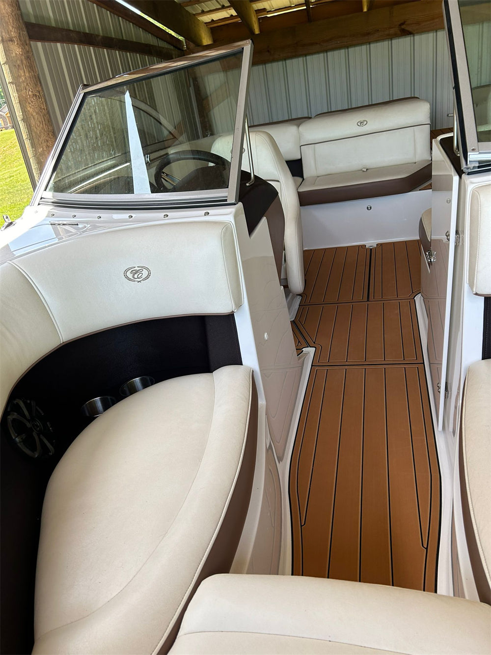 2014 Cobalt 200 Swim Platform Cockpit Pad Boat EVA Foam Teak Deck Flooring Mat SeaDek MarineMat Gatorstep Style Self Adhesive